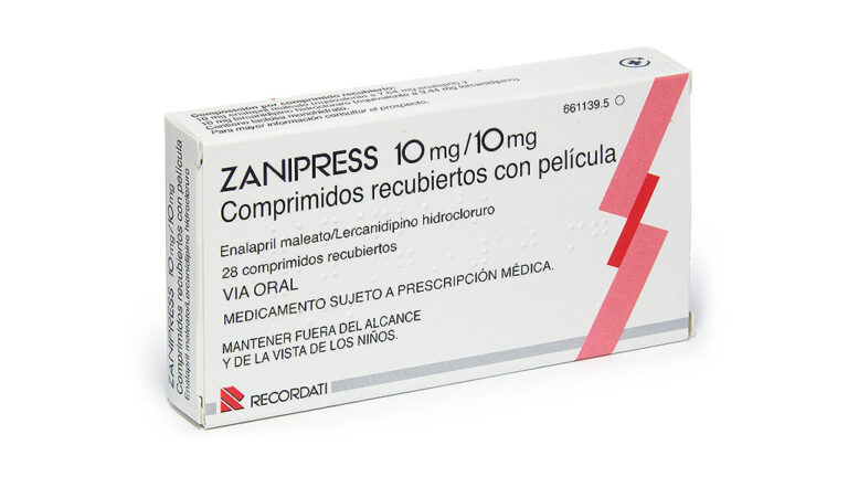 Zanipress 10 mg/10 mg: Ficha técnica, dosis y usos de los comprimidos recubiertos con película