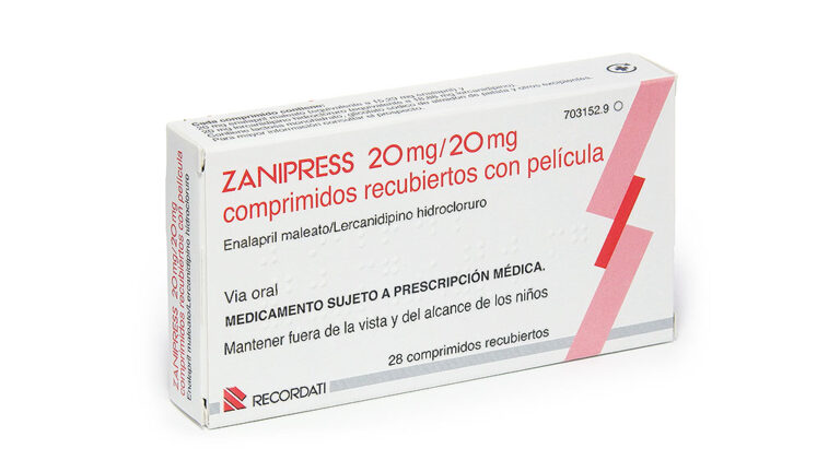 Zanipress: Para qué sirve y prospecto de los comprimidos recubiertos 20 mg/20 mg