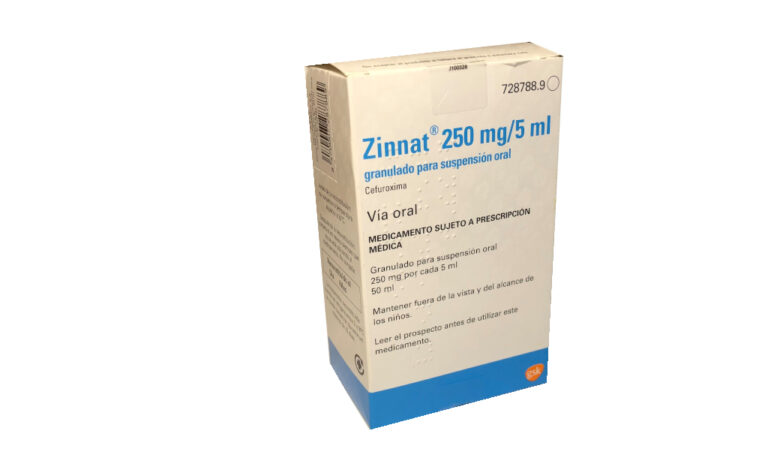 Zinnat 250 mg/5 ml: Prospecto, Granulado para Suspensión Oral | Información y Uso