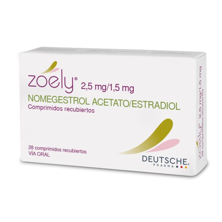 Zoely para la menopausia: Prospecto y uso de 2,5 mg/1,5 mg comprimidos recubiertos con película