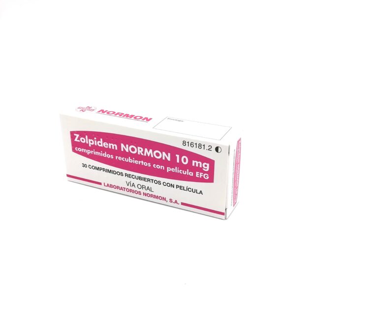 Zolpidem Normon 10 mg: Prospecto, Comprimidos Recubiertos y EFG