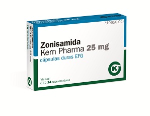 Zonesme 25 mg cápsulas duras EFG: para qué sirve, beneficios y prospecto