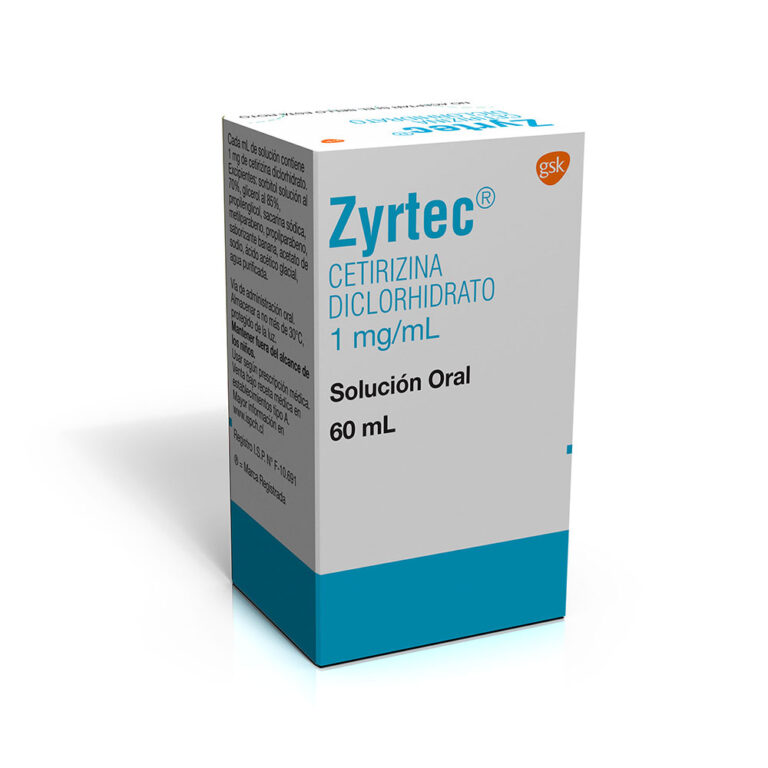 Zyrtec 1 mg/ml Solución Oral: Prospecto, Dosificación y Usos